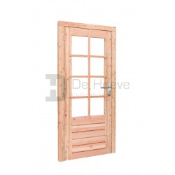 Enkele deur met glas