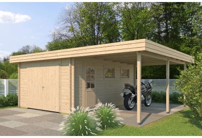 De Hoeve Schuur Brielle 70 met overkapping | 713cm x 510cm