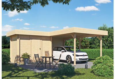 De Hoeve Carport met berging Deil 70 | 6,3 x 5,7 m