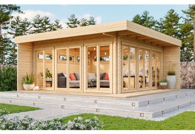 De Hoeve moderne blokhut Ede 44 | 6 m x 6 m 44 mm