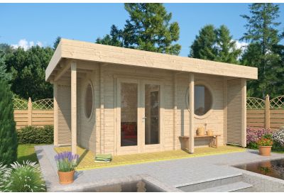 De Hoeve Tuinsauna Rygge 70 | 545cm x 342cm