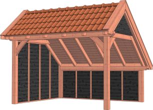 Trendhout Kapschuur De Hoeve XL 