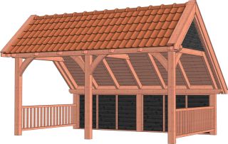 Trendhout Kapschuur De Hoeve XL 