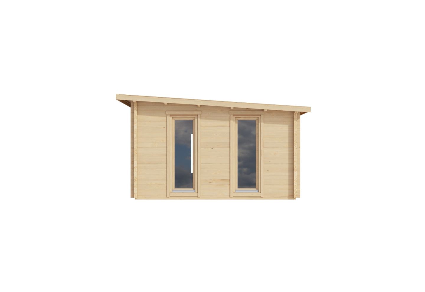 De Hoeve Tuinkamer Nagele 44 | 12 x 4,6 m 44 mm