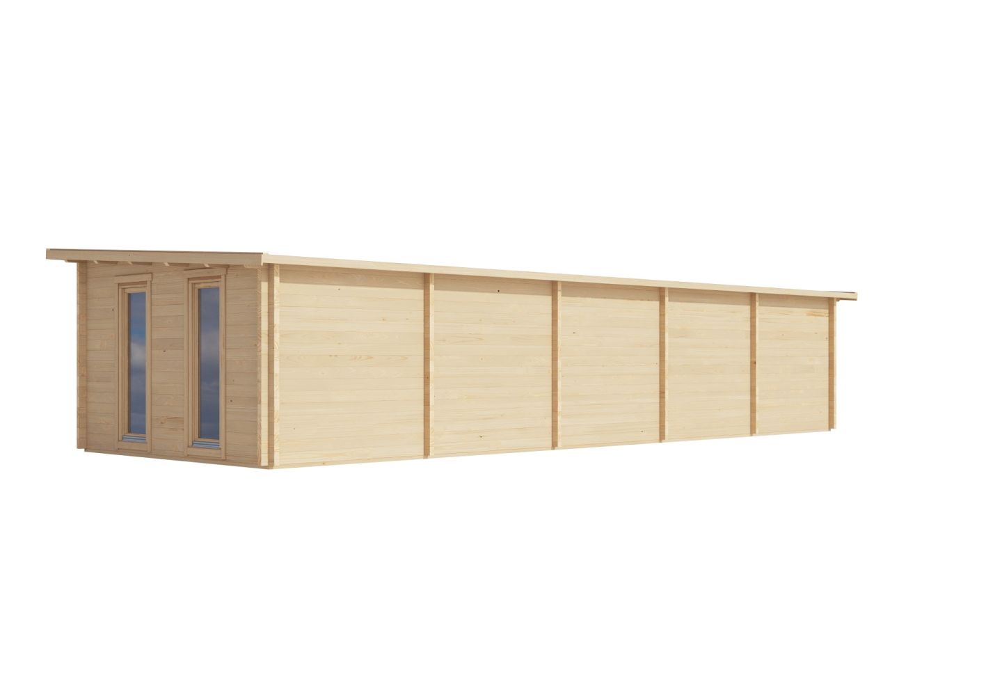 De Hoeve Tuinkamer Nagele 44 | 12 x 4,6 m 44 mm