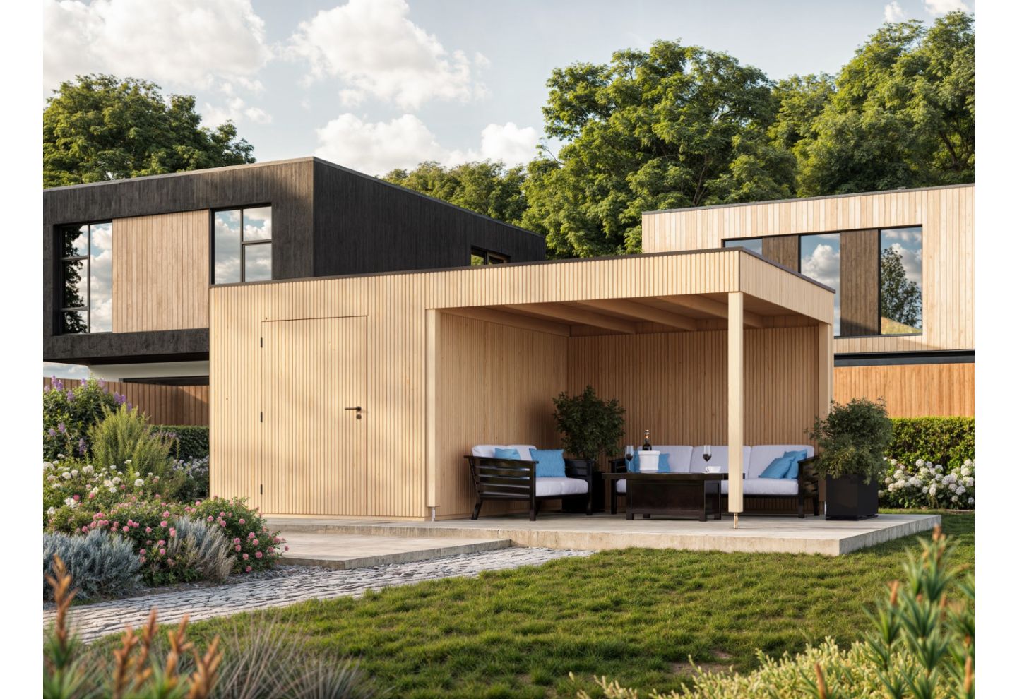 De Hoeve Rhombus-line Tuinhuis Compact 560x340cm