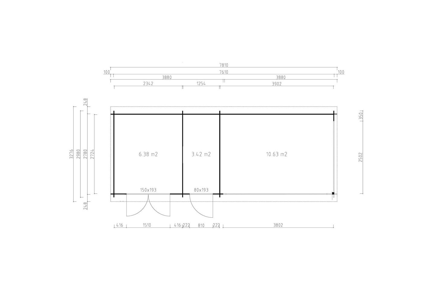 De Hoeve Tuinhuis Elst 28 D | 780x278cm