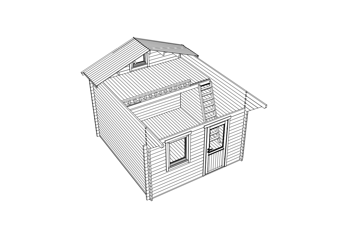 De Hoeve Tuinhuis Leusden 70 B | 368cm x 398cm 
