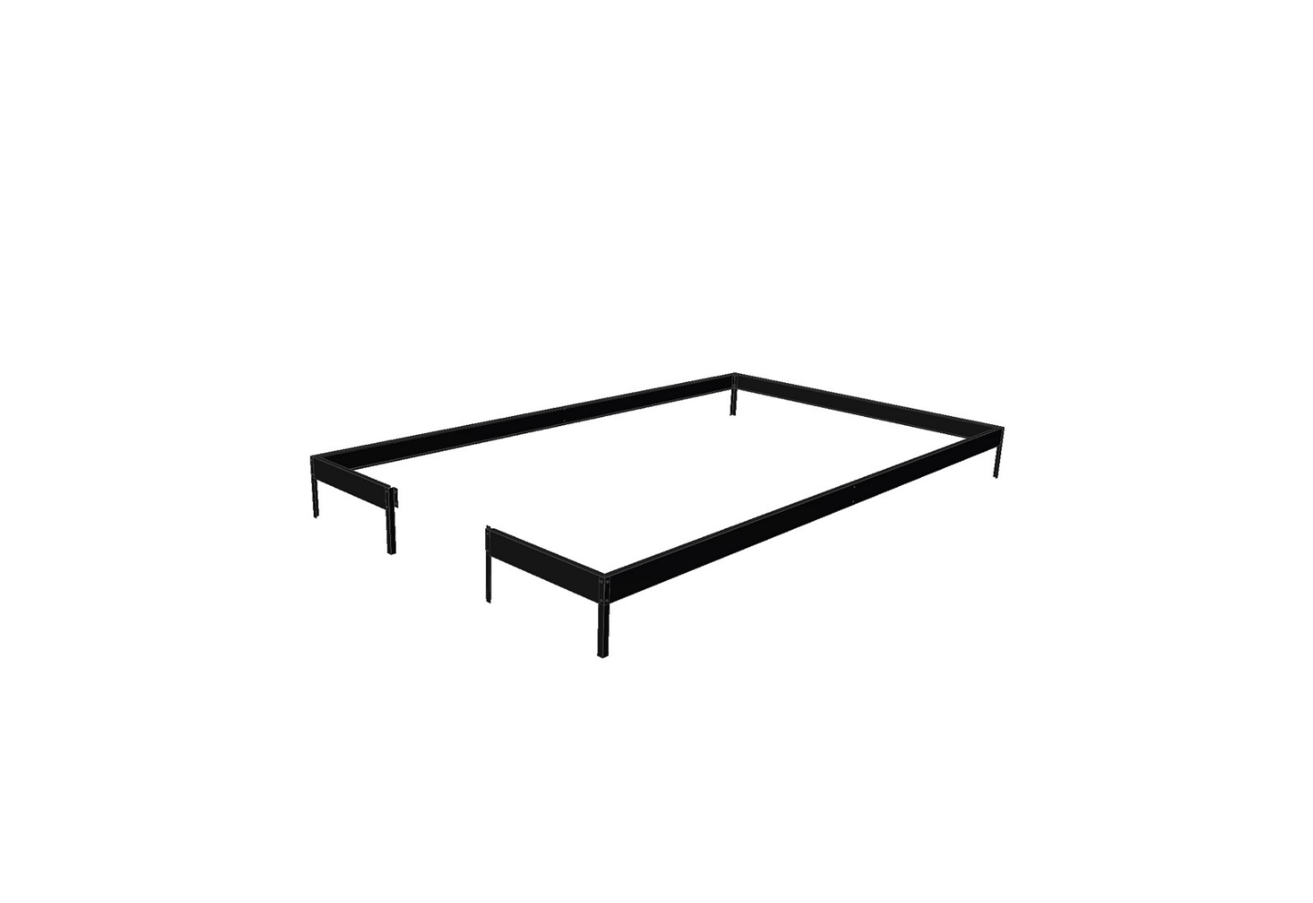 Fundering Compact 5,0 - zwart gecoat