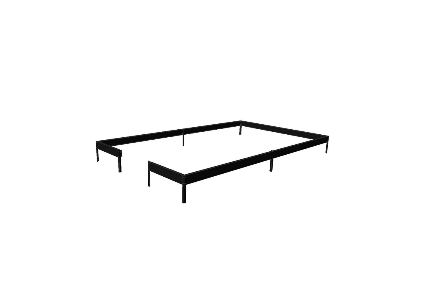 Fundering Compact 8,2 - zwart gecoat