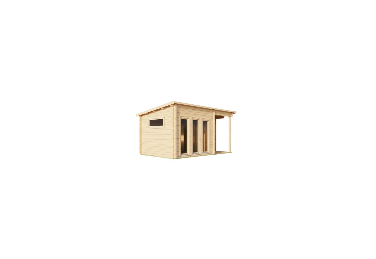 De Hoeve Saunacabine Model Jelling 70 | 5,6 x 3,9 m