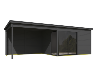 Outdoor Life Olivia + Aanbouw Carbon Grey