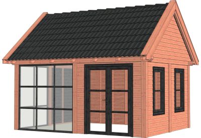 Trendhout Buitenverblijf Zadeldak XL 52.1138