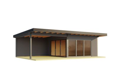 Lasita Maja Tuinhuis Domeo 10 Carbongrey/Anthracite 