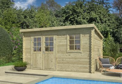 Outdoor Life Blokhut Amira 380x275 Keteldruk Geïmpregneerd