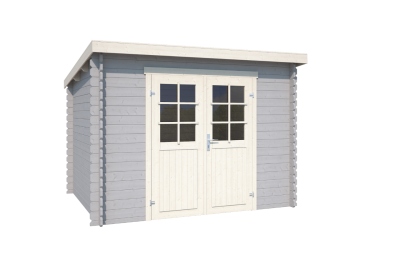 Outdoor Life Blokhut Nadia 275x175 Platinum Grey 
