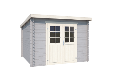 Outdoor Life Blokhut Nadia 275x275 Platinum Grey