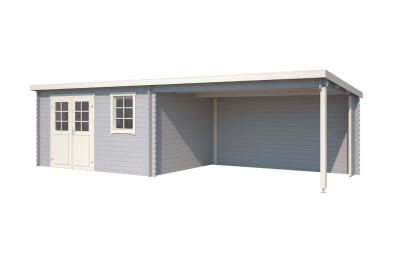 Outdoor Life Blokhut Aida 800 Platinumgrey 