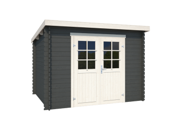 Outdoor Life Blokhut Nadia 275x175 Carbon Grey