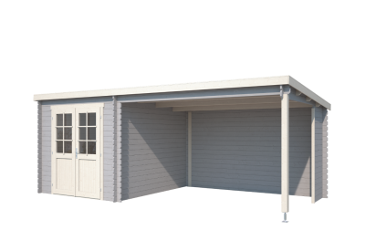 Outdoor Life Blokhut Sunniva Platinumgrey