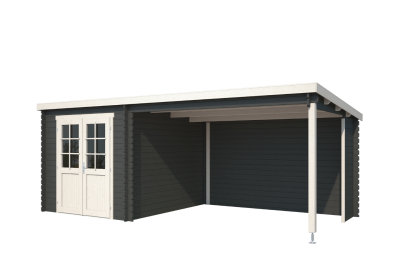 Outdoor Life Blokhut Sunniva Carbongrey
