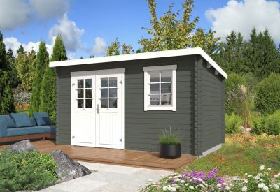 Outdoor Life Blokhut Amira 380x230 Green Grey