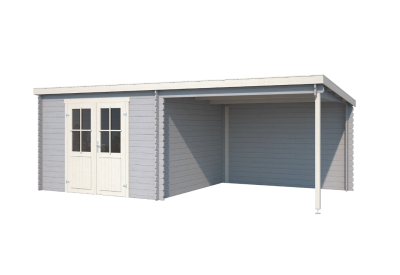 Outdoor Life Blokhut Orlando Platinumgrey