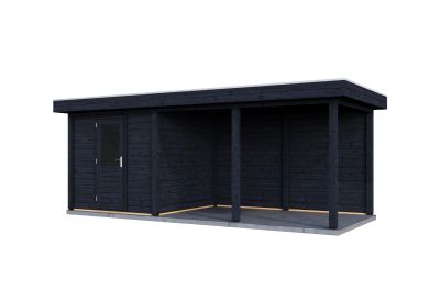 Lugarde Select Modern Tuinhuis Dordrecht - Zwart Geïmpregneerd