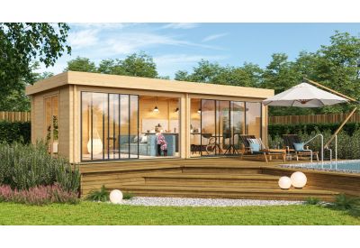 De Hoeve tuinhuis Alu Lounge model Mill 44 B