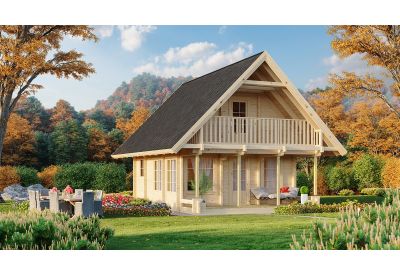 Chalet Vakantiehuis met 2 verdiepingen Nederland 90 | 8,2 mx 5,5 m