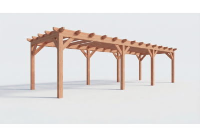 Plat dak constructie | pergola | 993x346cm