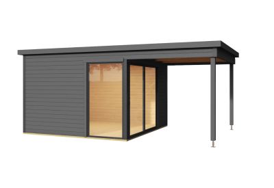 Lasita Maja Tuinhuis Domeo 2 Carbongrey/Anthracite