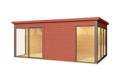 Lasita Maja Tuinhuis Domeo 3 Swedenred/Anthracite