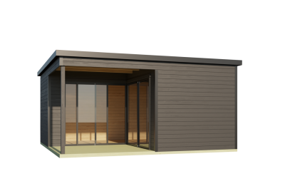 Lasita Maja Tuinhuis Domeo 6 Loggia Carbongrey/Anthracite 