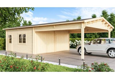 De Hoeve dubbele garage/carport Askim 70 | 1020cm x 575cm