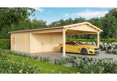 De Hoeve dubbele garage/carport Askim 70 | 1020cm x 575cm