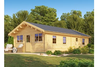 Log House SEAN + cladding 44 | 10.5 x 6.3 m | 54m2