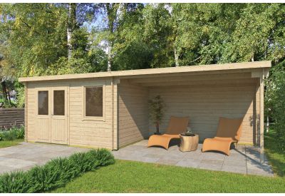 De Hoeve tuinhuis Gent 28 C | 7,6x2,8m 28 mm