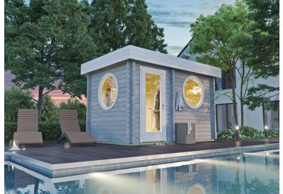 De Hoeve Sauna Met Kleedkamer Oslo 70 | 382cm x 235cm