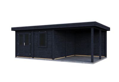 Lugarde Select Modern Tuinhuis Almere - Zwart Geïmpregneerd