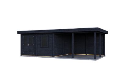 Lugarde Select Modern Tuinhuis Amstelveen - Zwart Geïmpregneerd