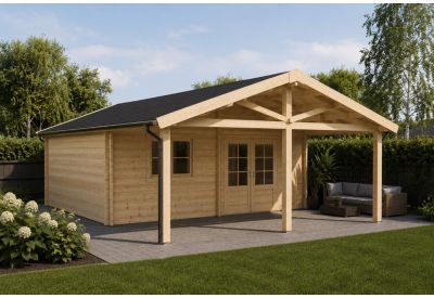 De Hoeve Maatwerk Blokhut Lincoln 700x700cm