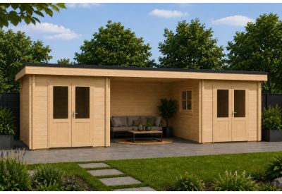 De Hoeve Maatwerk Blokhut Blackwell 870x320cm
