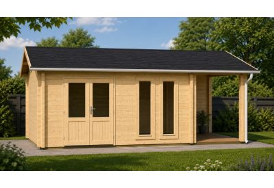 De Hoeve Maatwerk Blokhut Crestwood 700x350cm