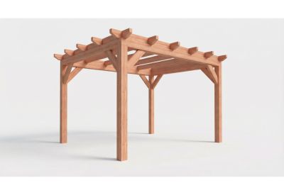 Trendhout plat dak constructiepakket 411x346cm