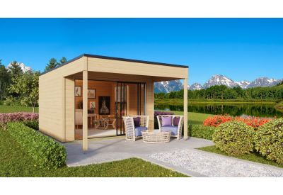 De Hoeve Tuinhuis Baarn Alu 44 A met overkapping