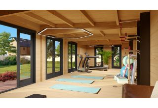 De Hoeve Tuinkamer Nagele 44 | 12 x 4,6 m 44 mm