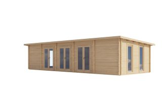 De Hoeve Tuinkamer Nagele 44 | 12 x 4,6 m 44 mm
