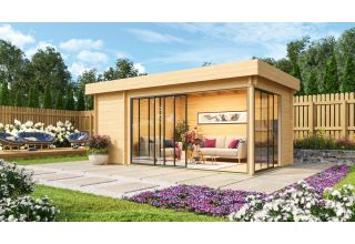 De Hoeve Tuinhuis Giethoorn Alu 44 C | 595cm x 320cm