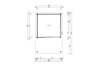 De Hoeve tuinhuis Alu Hattem 44 F